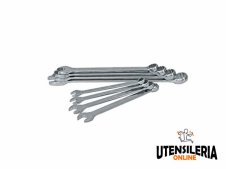 Serie 8 chiavi combinate di tipo corto 10-22mm A2936/8 (8pz)