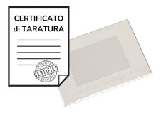 Certificato di taratura ACCREDIA per provini di rugosità - campioni a solco