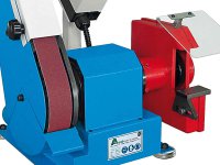 Levigatrice da banco a nastro Aceti con smerigliatrice a mola, 1,1kW 400V