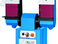 Levigatrice a nastro Aceti 200x1750mm con doppio braccio orientabile, 4,4kW