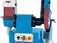 Levigatrice doppia a nastro telescopico e orientabile Aceti 120x1500mm, 1,9kW 400V