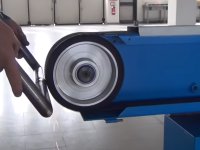 Levigatrice a nastro orizzontale Aceti 75x2000mm, 3kW 400V