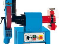 Levigatrice a nastro telescopico Aceti con smerigliatrice a mola, 1,9kW 400V