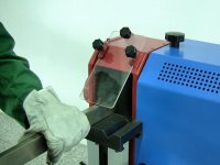 Sbavatrice per tubi Aceti con doppia spazzola in fili metallici, spessore max 120mm