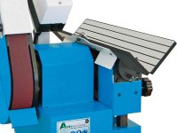 Smussatrice da banco Aceti con inserti widia e unità levigatrice 50x1250mm