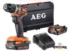 Trapano avvitatore AEG SubCompact 18V Brushless, 18V coppia 65 Nm in Kit Trapano avvitatore AEG SubCompact 18V Brushless, 18V coppia 65 Nm in Kit