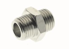 Nippli cilindrici doppio maschio in ottone nichelato Aignep 2010 (10pz) Nippli cilindrici doppio maschio in ottone nichelato Aignep 2010 (10pz)