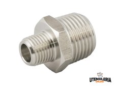 Nippli di riduzione conici Aignep 62020 per industria alimentare e chimica, 1/8"-1/2" (10pz) Nippli di riduzione conici Aignep 62020 per industria alimentare e chimica, 1/8"-1/2" (10pz)