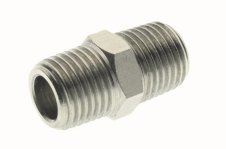 Nippli conici doppio maschio in ottone nichelato Aignep 2000 (10pz) Nippli conici doppio maschio in ottone nichelato Aignep 2000 (10pz)