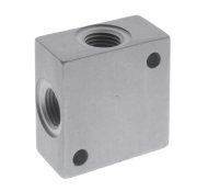 Raccordi a croce in alluminio Aignep 6040 per aria compressa, acqua e olio (10pz) Raccordi a croce in alluminio Aignep 6040 per aria compressa, acqua e olio (10pz)