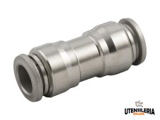 Raccordi diritti intermedio INOX 316L Aignep 60040 per aria compressa e alimentare, 4-14mm (2pz) Raccordi diritti intermedio INOX 316L Aignep 60040 per aria compressa e alimentare, 4-14mm (2pz)