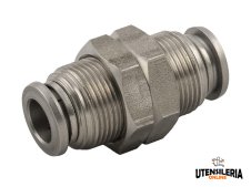 Raccordi diritti intermedio attraversamento INOX 316L Aignep 60050, 4-12mm (2pz) Raccordi diritti intermedio attraversamento INOX 316L Aignep 60050, 4-12mm (2pz)