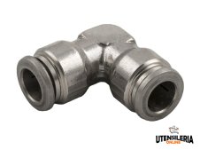 Raccordi a L intermedi Aignep 60130 per aria compressa INOX 316L 4-12mm (10pz) Raccordi a L intermedi Aignep 60130 per aria compressa INOX 316L 4-12mm (10pz)