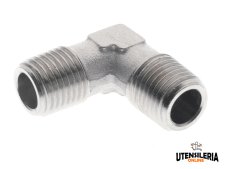 Raccordi a L maschio Aignep 5000 per aria compressa, acqua e olio (10pz) Raccordi a L maschio Aignep 5000 per aria compressa, acqua e olio (10pz)
