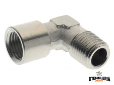 Raccordi a L maschio-femmina Aignep 5020 per aria compressa, acqua e olio (10pz) Raccordi a L maschio-femmina Aignep 5020 per aria compressa, acqua e olio (10pz)