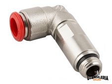 Raccordi a L orientabili prolungato maschio Aignep 50121 per aria compressa (10pz)