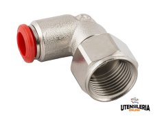 Raccordi a L orientabili femmina Aignep 50106 per aria compressa (10pz) Raccordi a L orientabili femmina Aignep 50106 per aria compressa (10pz)