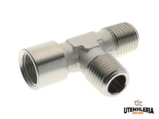 Raccordi a T femmina laterale Aignep 4030 per aria compressa, acqua e olio (10pz) Raccordi a T femmina laterale Aignep 4030 per aria compressa, acqua e olio (10pz)
