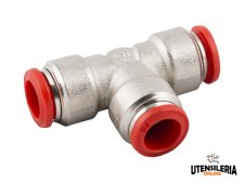 Raccordi a T intermedi Aignep 50230 per aria compressa (10pz) Raccordi a T intermedi Aignep 50230 per aria compressa (10pz)