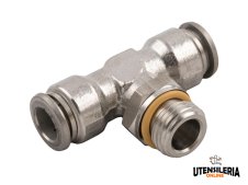 Raccordi a T orientabili maschio cilindrici INOX 316L Aignep 60215, 4-12mm (10pz) Raccordi a T orientabili maschio cilindrici INOX 316L Aignep 60215, 4-12mm (10pz)