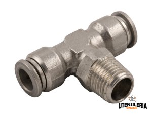 Raccordi a T orientabili maschio conici INOX 316L Aignep 60210, 4-12mm (10pz)