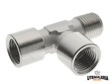 Raccordi a T maschio laterale Aignep 4050 per aria compressa, acqua e olio (10pz) Raccordi a T maschio laterale Aignep 4050 per aria compressa, acqua e olio (10pz)