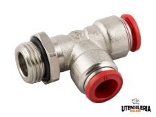 Raccordi a T orientabili maschio laterale cilindrico Aignep 50226 (10pz) Raccordi a T orientabili maschio laterale cilindrico Aignep 50226 (10pz)