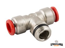 Raccordi a T orientabili maschio Universal Short Aignep 50211 per aria compressa (10pz)