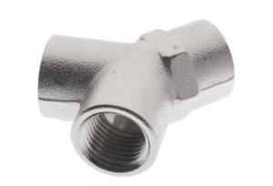 Raccordi a Y femmina centrale Aignep 6010 per aria compressa, acqua e olio (10pz)