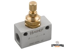 Regolatori di flusso bidirezionali Aignep 8860 per aria compressa (10pz) Regolatori di flusso bidirezionali Aignep 8860 per aria compressa (10pz)