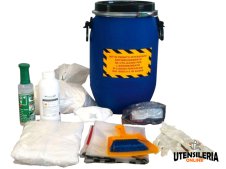 Kit assorbente e neutralizzante per acido solforico Airbank da 25L