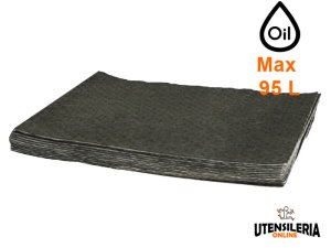 Panno assorbente carrabile Airbank 74x74cm per oli e idrocarburi (30pz)