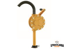 Pompa manuale rotativa reversibile per acidi, solventi organici e prodotti petroliferi Airbank Pompa manuale rotativa reversibile per acidi, solventi organici e prodotti petroliferi Airbank