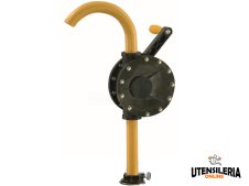 Pompa manuale rotativa reversibile per liquidi chimici aggressivi portata 35/50 L/min Airbank Pompa manuale rotativa reversibile per liquidi chimici aggressivi portata 35/50 L/min Airbank