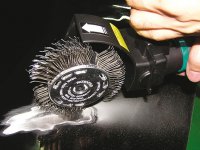 Macchina pneumatica universale Aircraft UE PRO per rimozione ruggine e adesivi