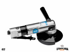 Smerigliatrice pneumatica angolare 417 con disco 125x22mm Smerigliatrice pneumatica angolare 417 con disco 125x22mm