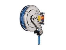 Avvolgitubo in acciaio inox per acqua 150°C Meclube FX-400, tubo 15mt