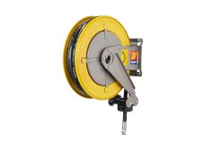 Avvolgitubo automatico in acciaio Meclube F-400 per olio, tubo 10mt