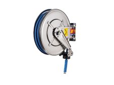 Avvolgitubo in acciaio inox per acqua 150°C Meclube FX-460, tubo 18mt
