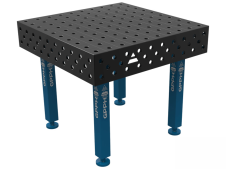 Banco per saldatura SteelPlus GPPH 1x1mt spessore 12mm, fori 16mm