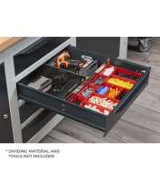 Banco da lavoro Fami regolabile piano in legno, cassetto e parete 150CM WORK1517