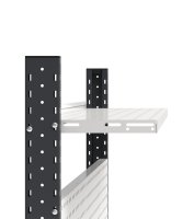 Banco da lavoro Fami regolabile piano in legno, cassetto e parete 150CM WORK1518