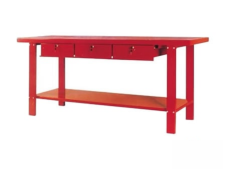 Banco da lavoro lamiera TSC 7911 con cassetti 2000x640x865h