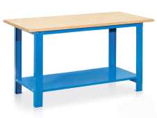 Banco da lavoro Tecnotelai con piano in legno 1500x750x880mm
