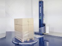 Avvolgitrice a film estendibile Barbero Ecoplat Plus per imballaggio carichi pallettizzati, 1200 Kg