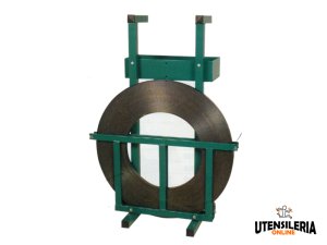 Carrello portareggia BPR per reggetta metallica spira su spira, 13-32 mm