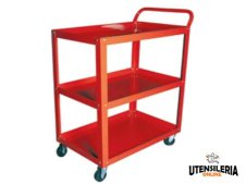 Carrello porta utensili C25 portata 100 Kg 700x450x780h