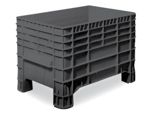Cassone inforcabile Barbero B94 1200x800x800mm per uso industriale, capacità 525lt