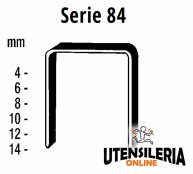 Punti in acciaio SERIE 84 per B 84 0.5x1.0mm conf.10000pz