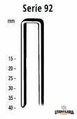 Punti in acciaio SERIE 92 per B 92/40-25 0.95x1.25mm conf.5000pz